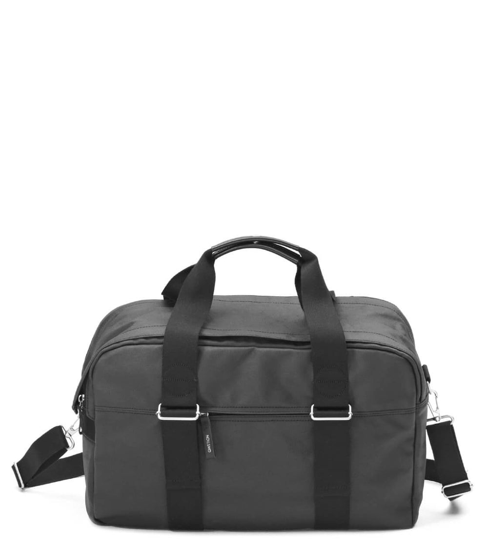 Qwstion Bag Weekender organic jet black