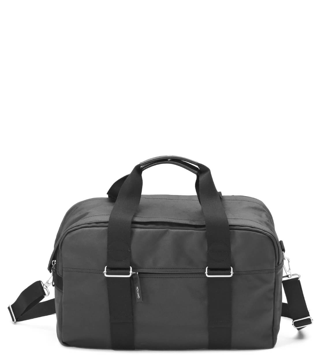 Qwstion Bag Weekender organic jet black