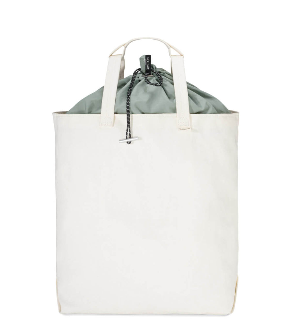 Qwstion Banatex Tote MD natural white heron