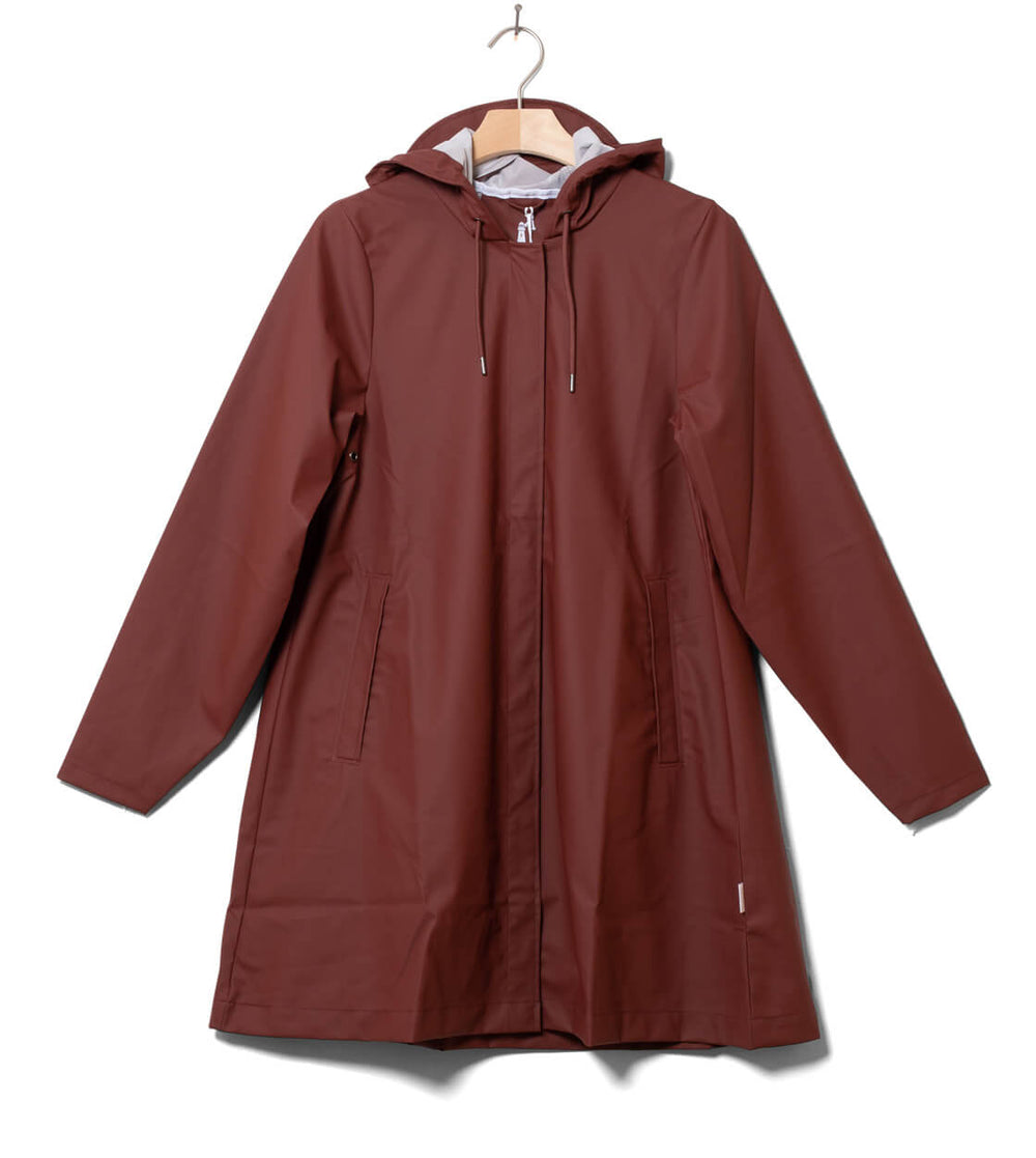 Rains Rainjacket Aline red maroon