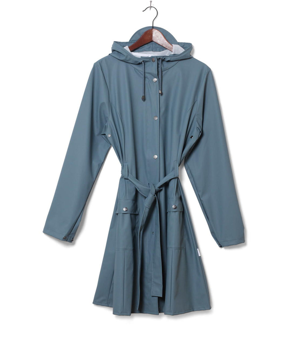 Rains Rainjacket Curve blue pacific