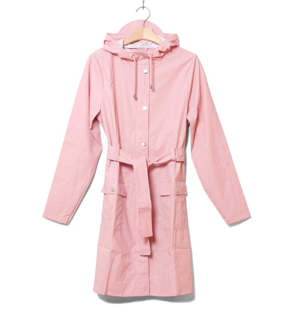Rains Rainjacket Curve pink rose