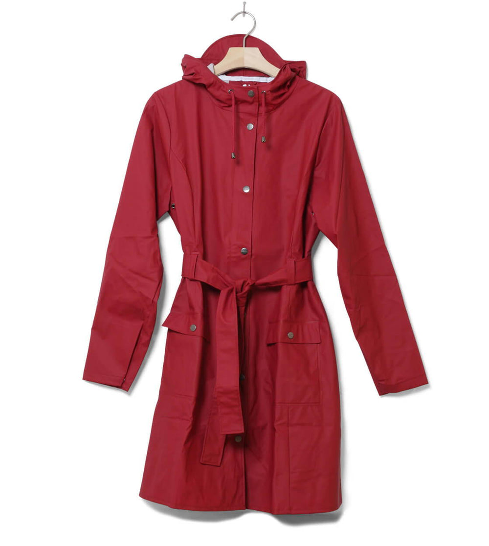 Rains Rainjacket Curve red scarlet