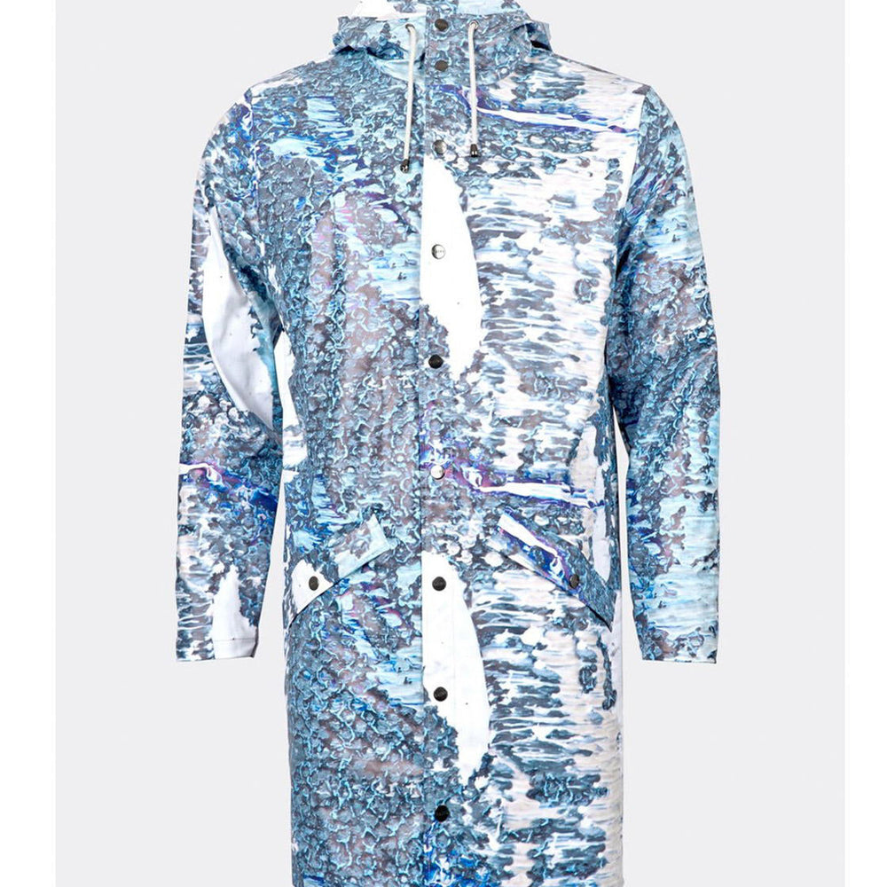 
                      
                        Rains Rainjacket Long Andrew Salgado blue paint camo
                      
                    