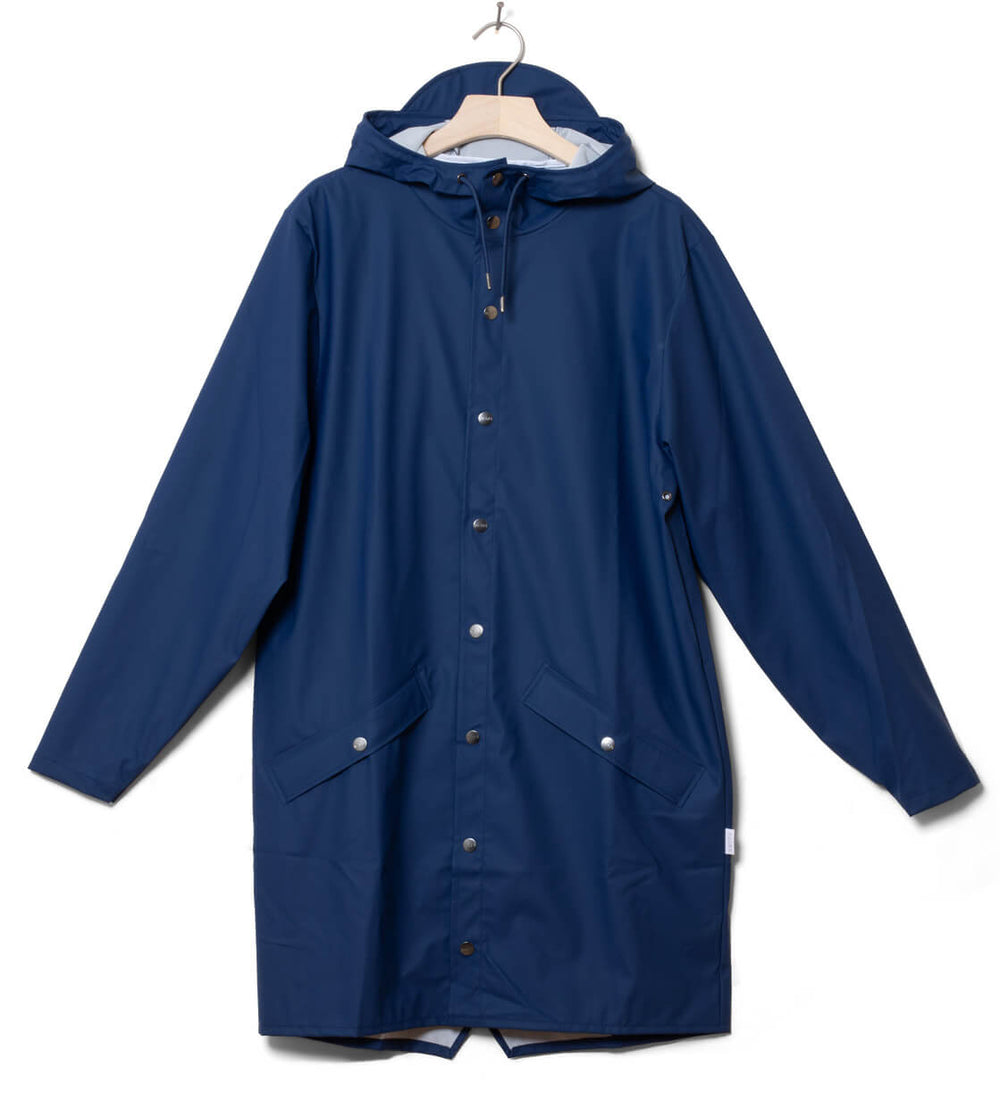 Rains Rainjacket Long blue true