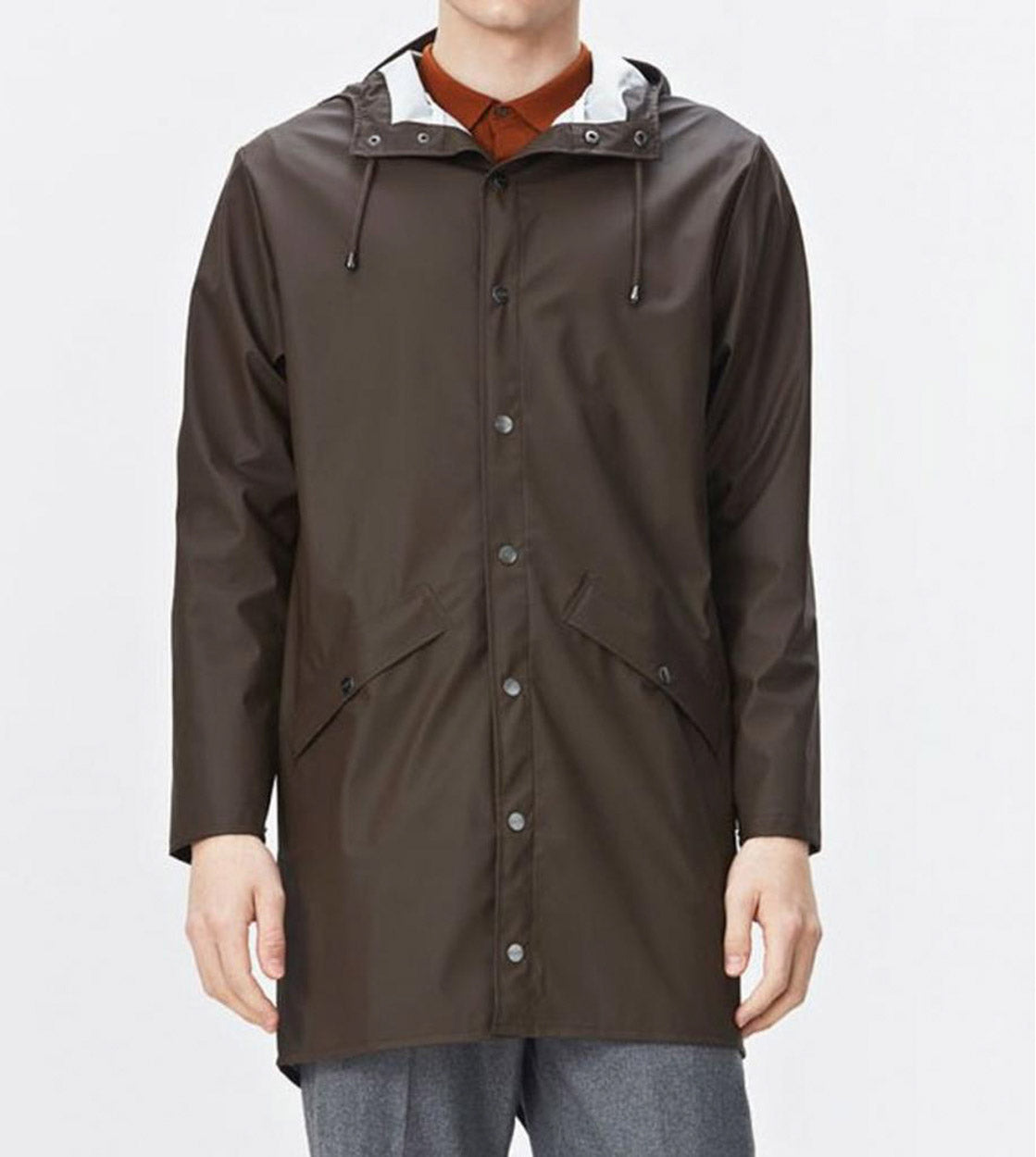 Rains Rainjacket Long brown