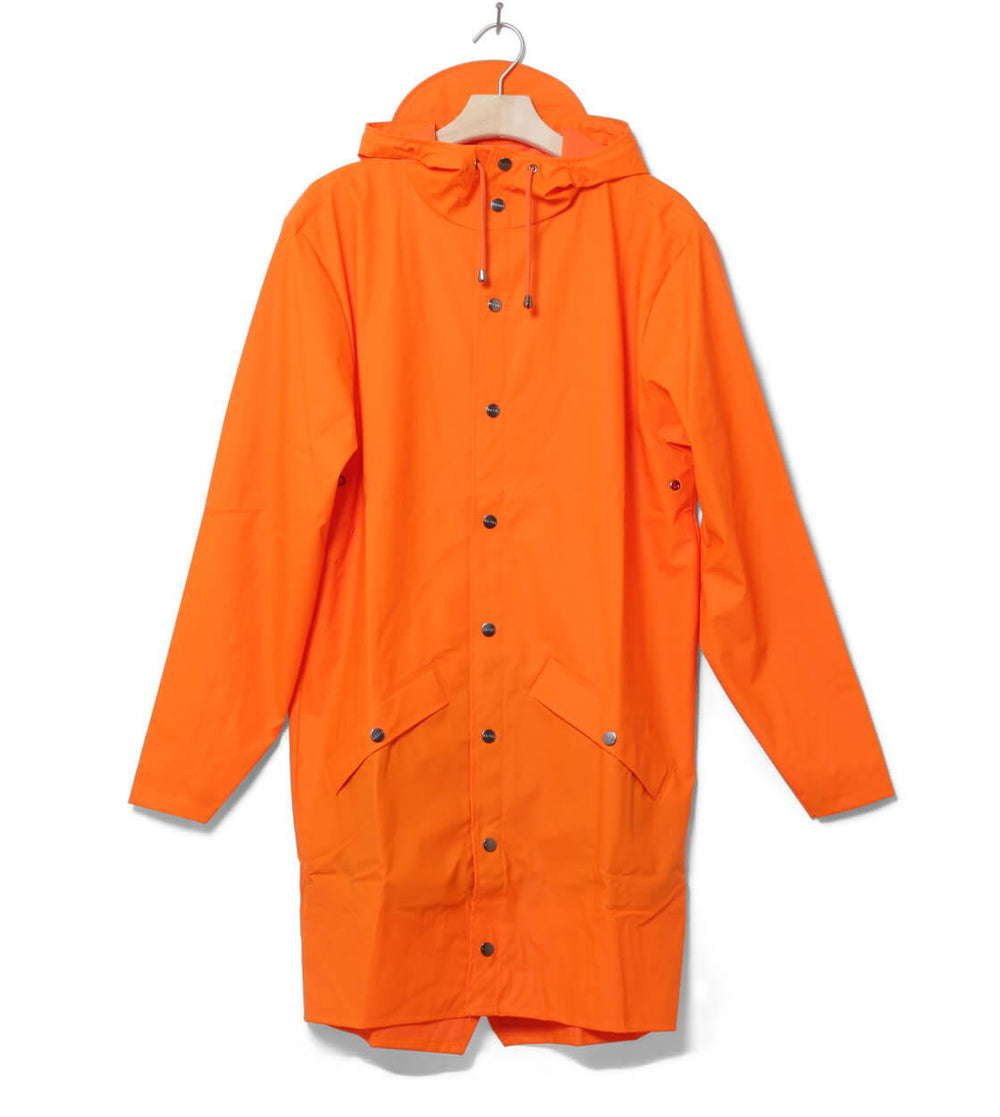Rains Rainjacket Long orange fire