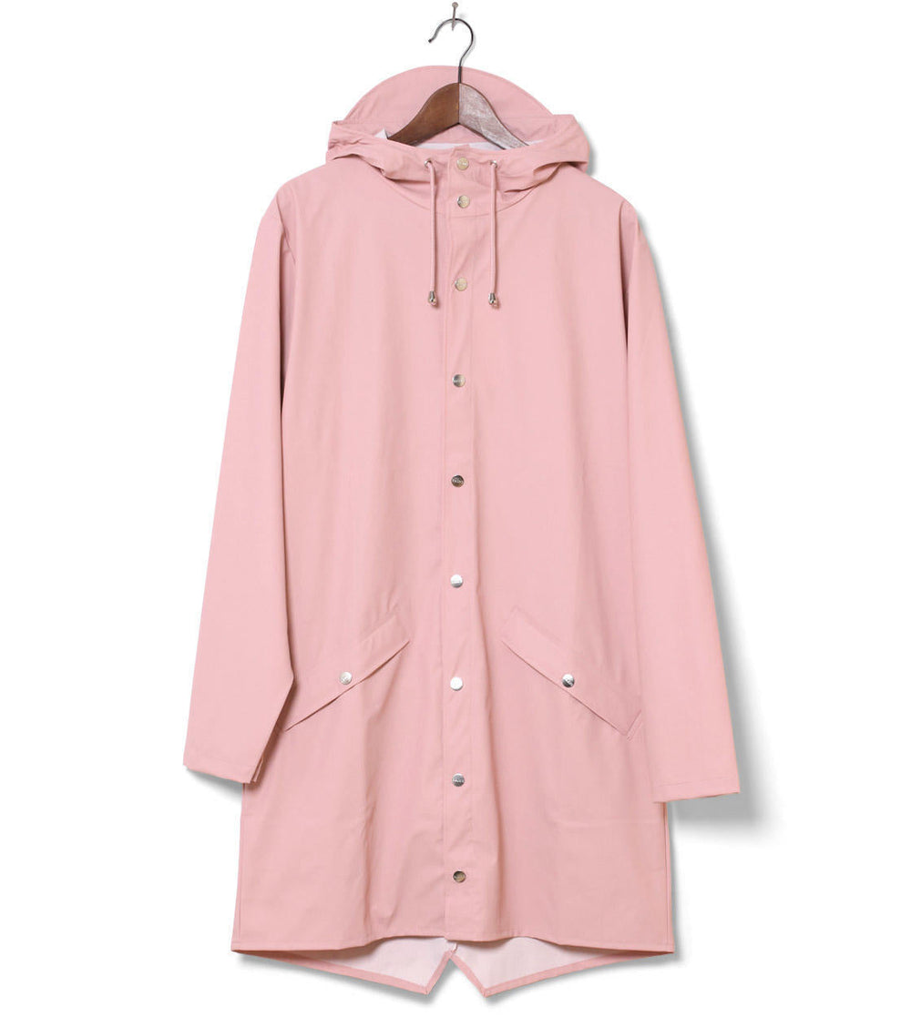 Rains Rainjacket Long pink rose