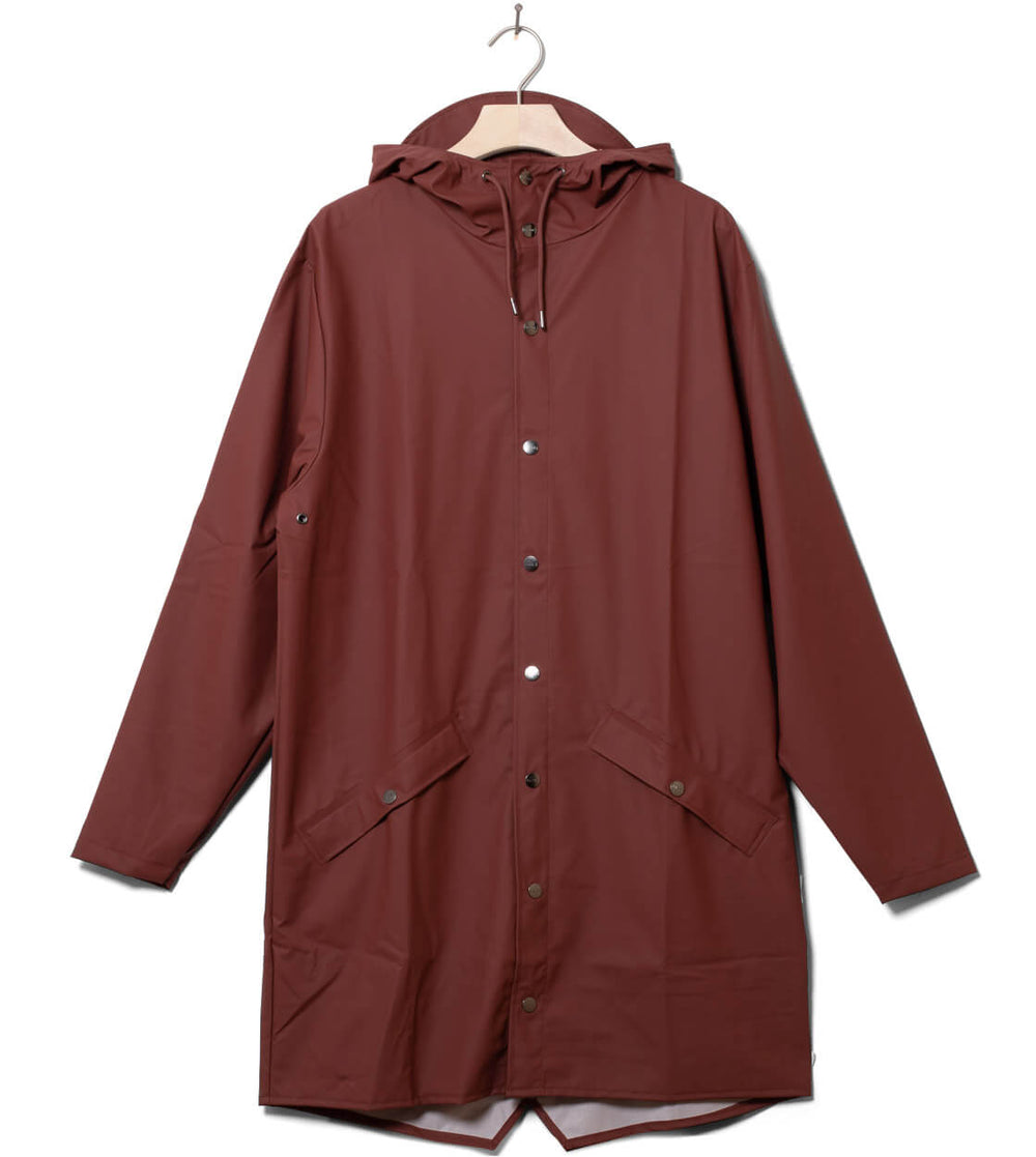 Rains Rainjacket Long red maroon