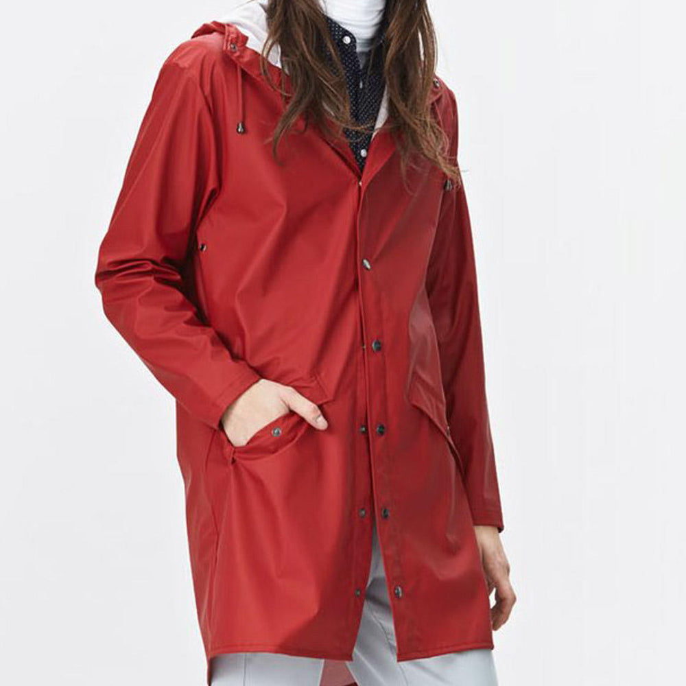 
                      
                        Rains Rainjacket Long red scarlet
                      
                    