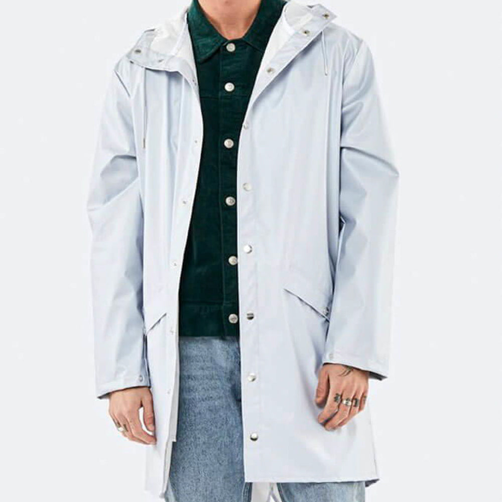 
                      
                        Rains Rainjacket Long silver metallic ice grey
                      
                    
