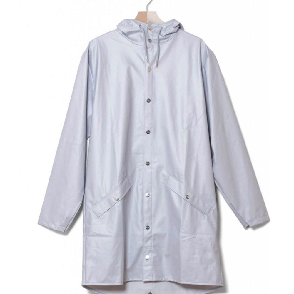 
                      
                        Rains Rainjacket Long silver metallic ice grey
                      
                    