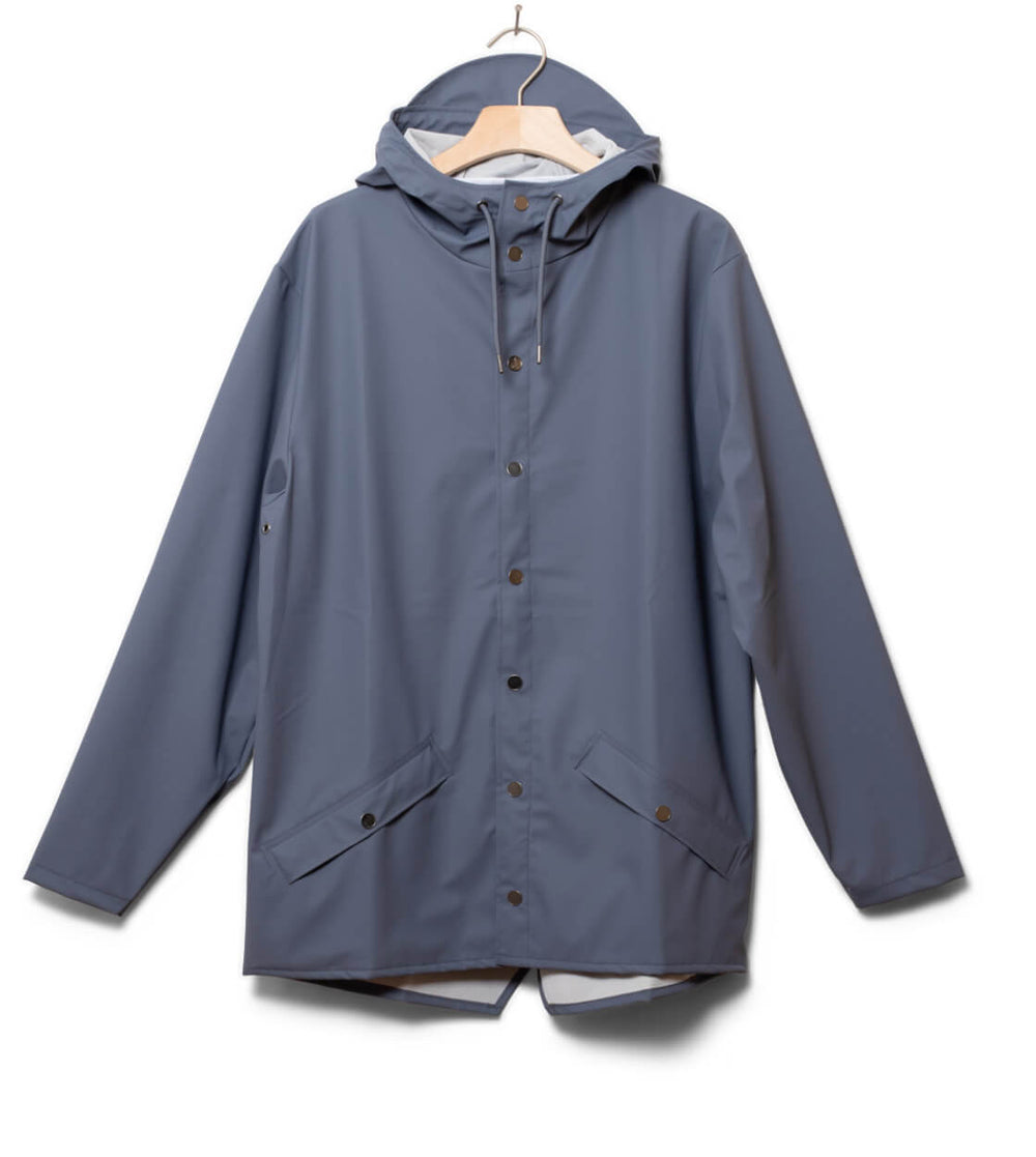 Rains Rainjacket Short blue river