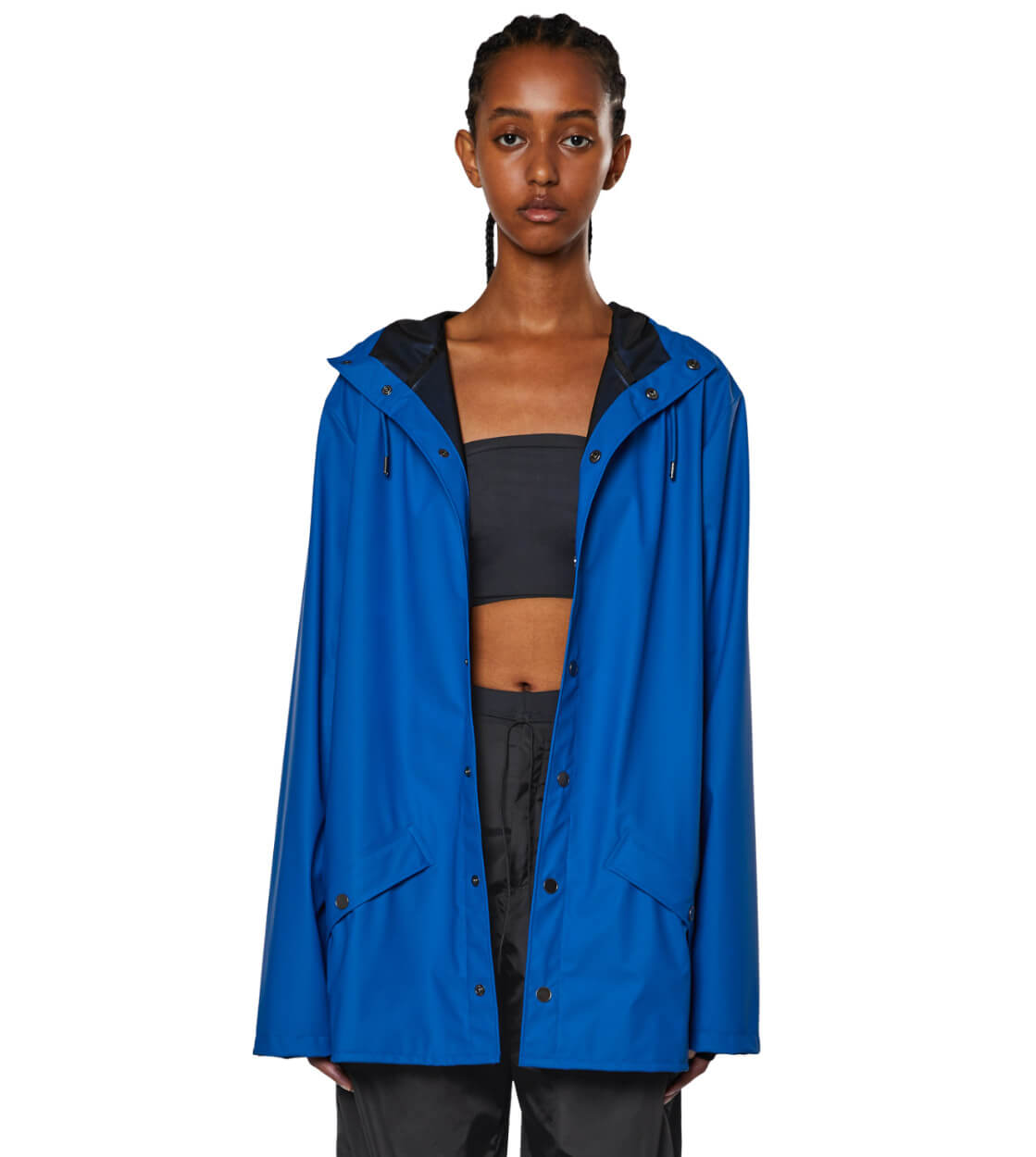 Rains Rainjacket Short blue waves