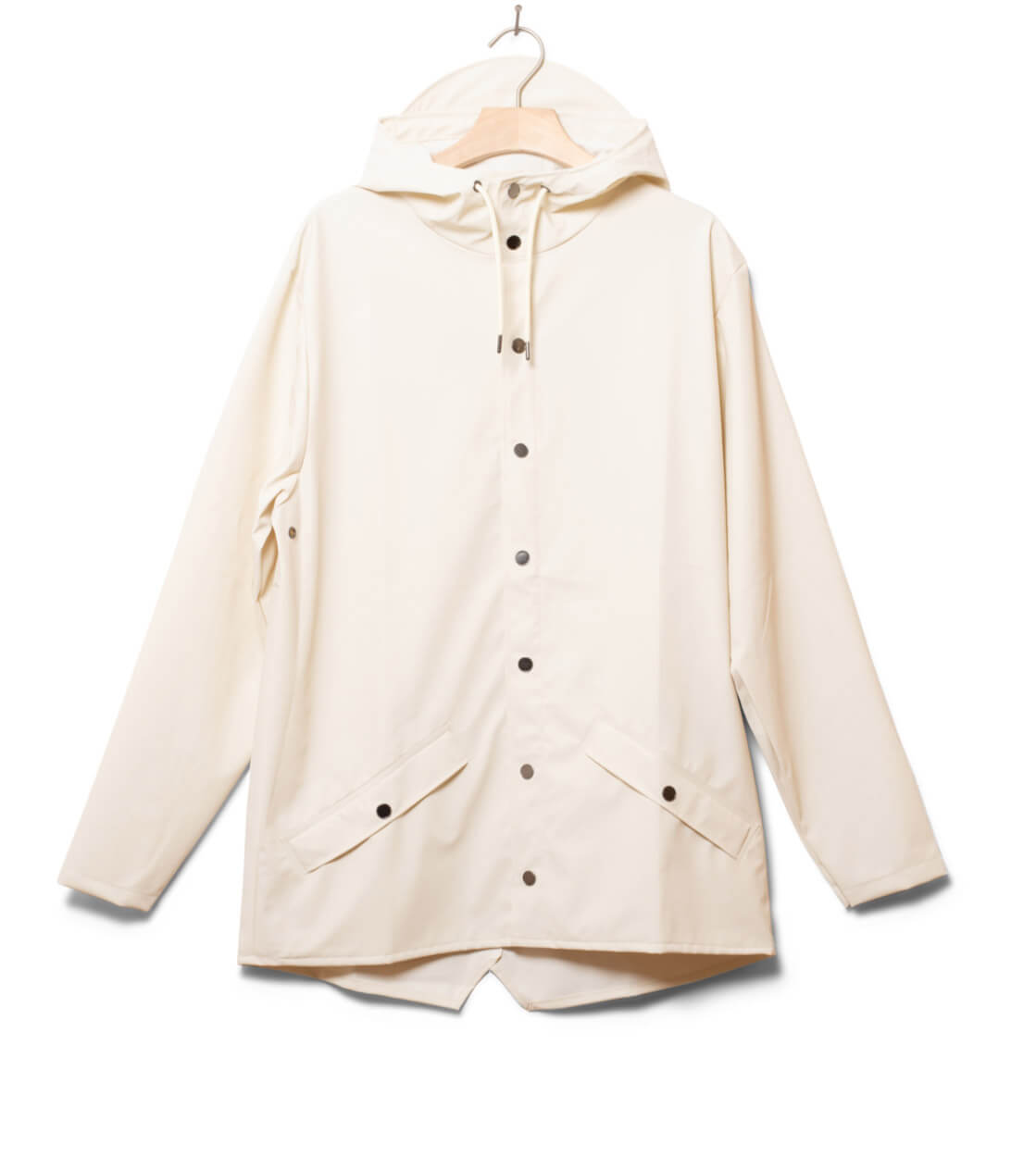 Rains Rainjacket Short offwhite fossil