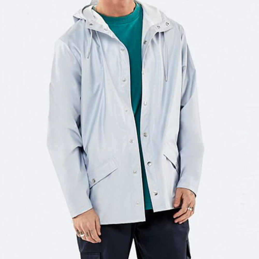 
                      
                        Rains Rainjacket Short silver metallic ice grey
                      
                    