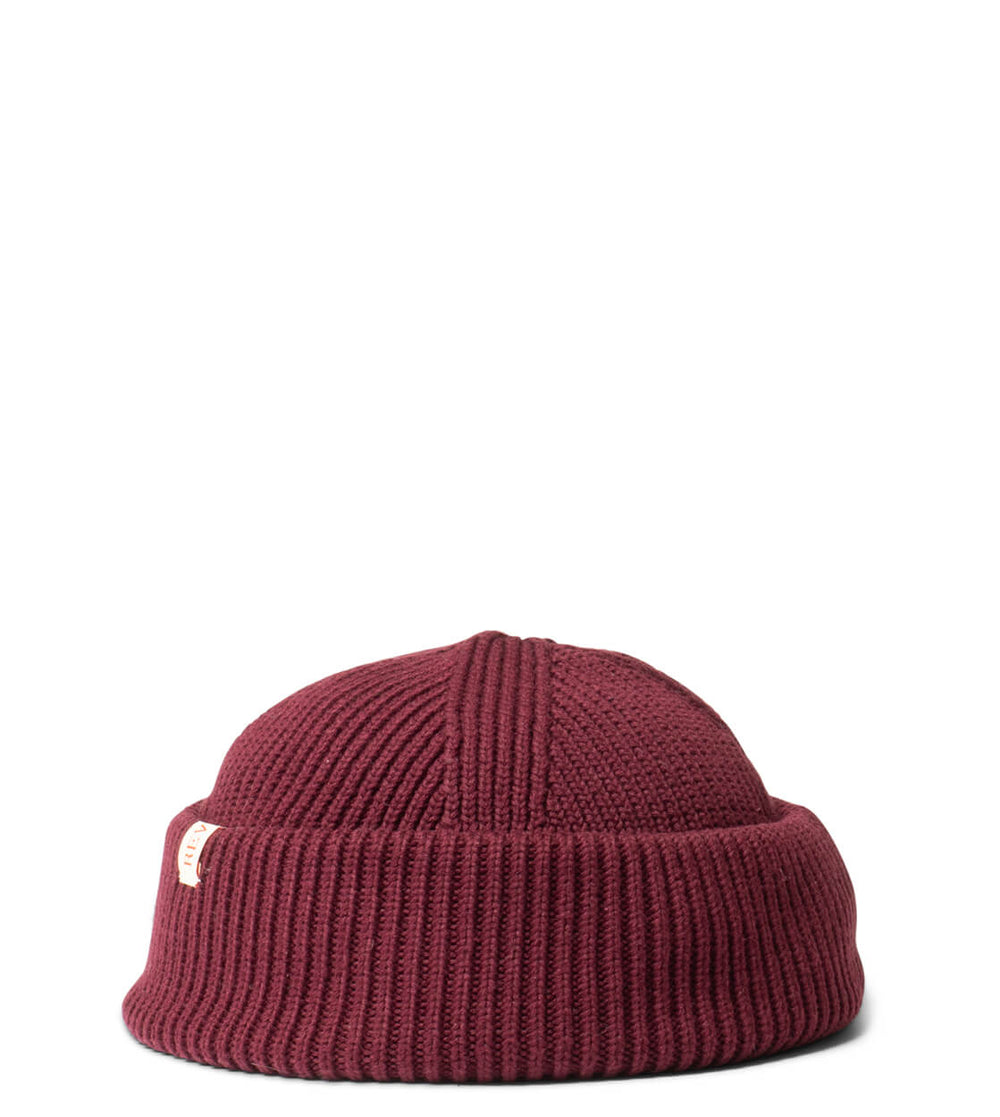 Revolution Beanie 9324 Fisherman red burgundy