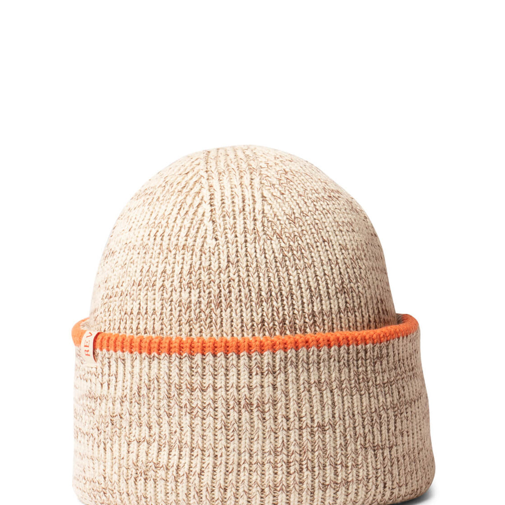 Revolution Beanie 9327 Big Fold Up beige offwhite