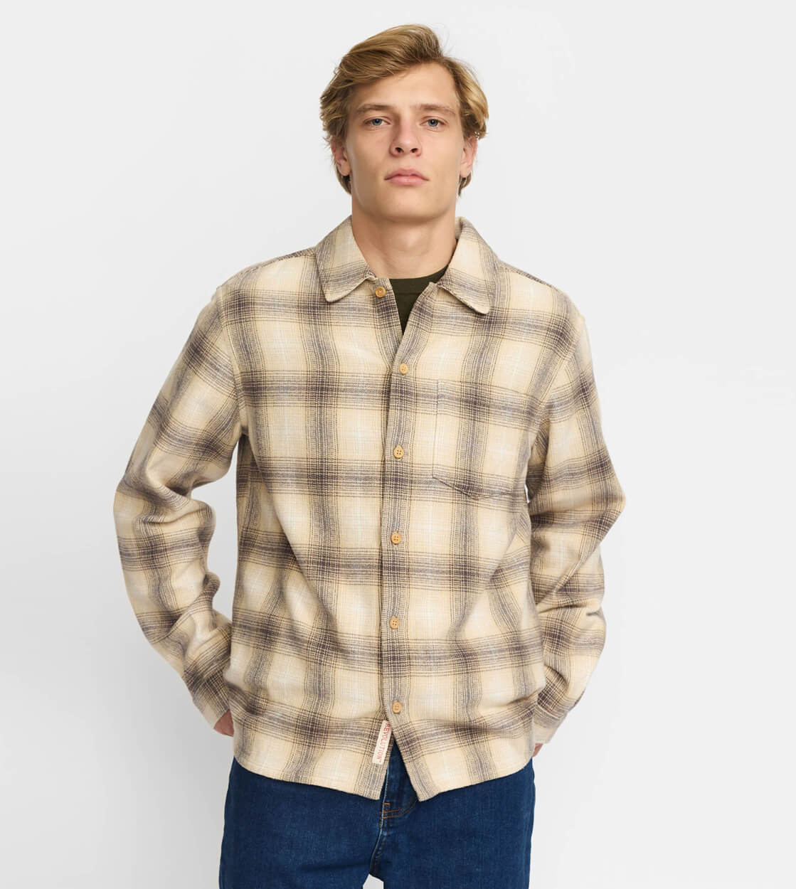 Revolution Shirt 3285 beige offwhite