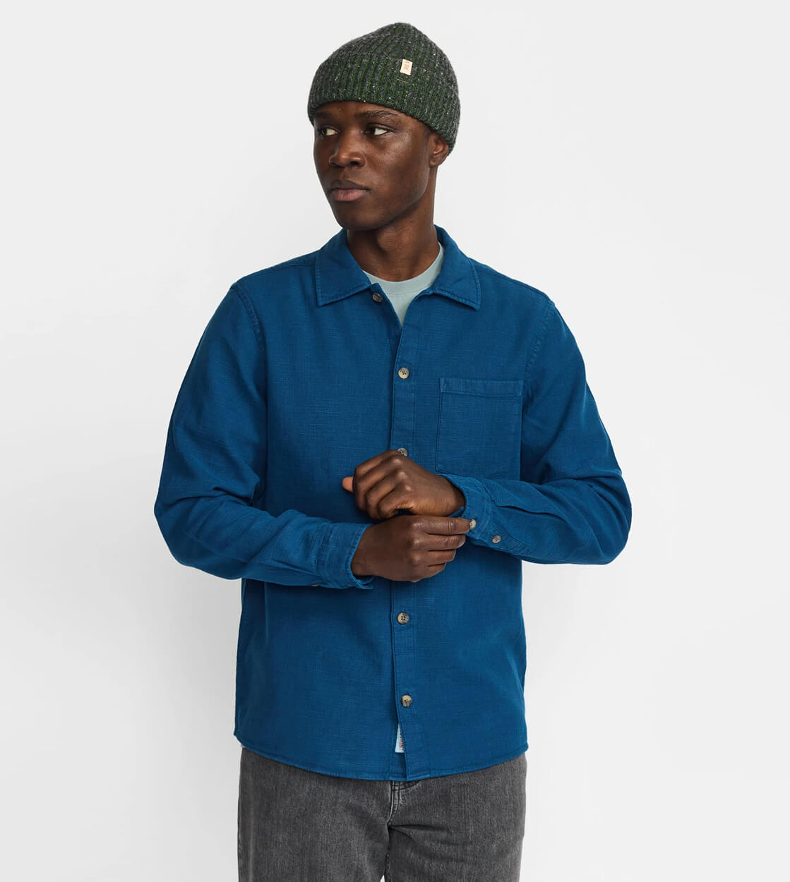 Revolution Shirt 3997 Casual blue dark