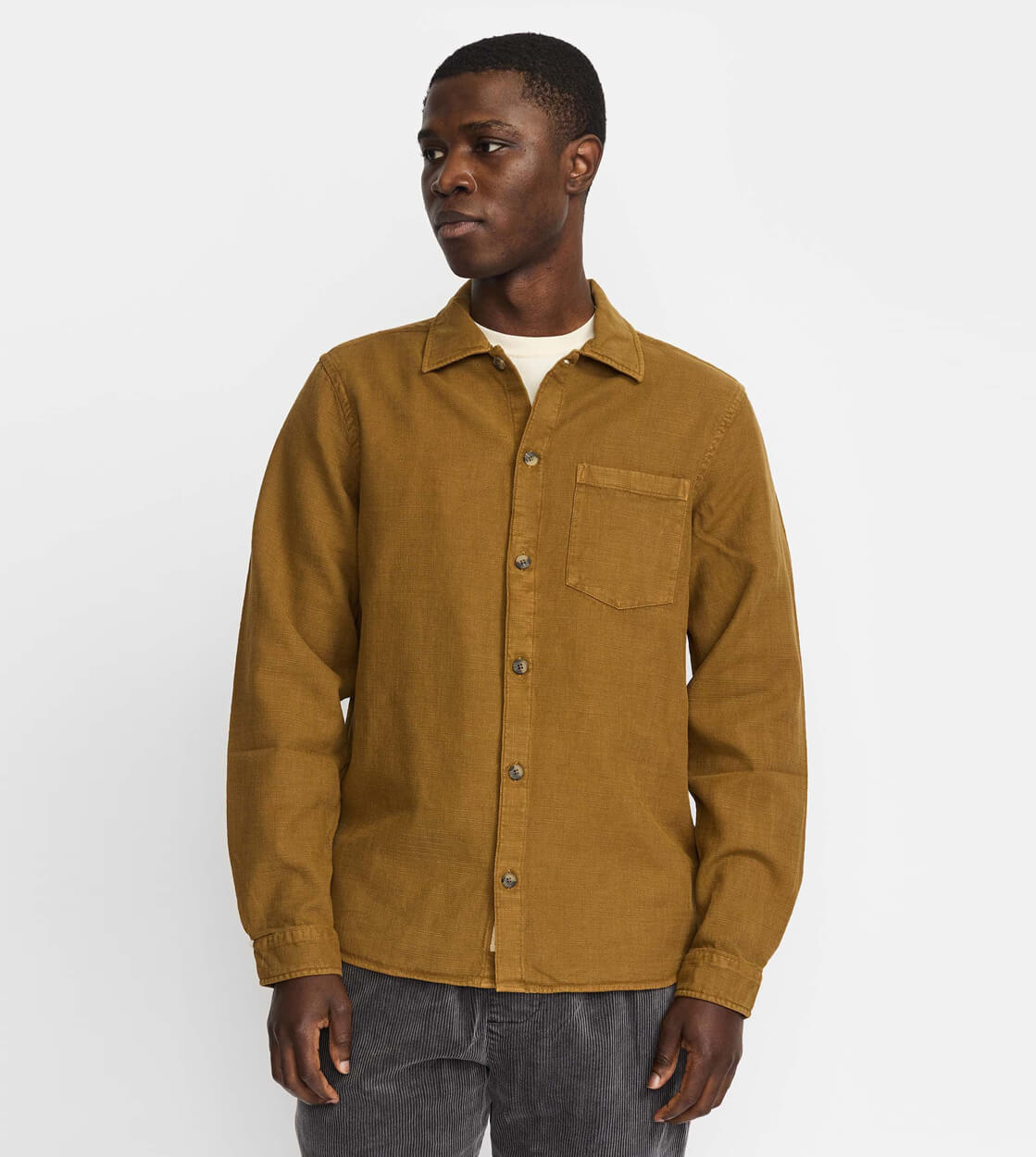 Revolution Shirt 3997 Casual brown dust