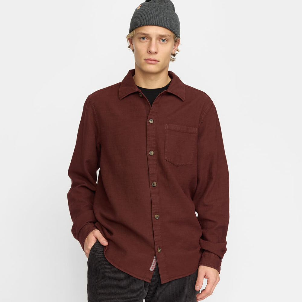 Revolution Shirt 3997 Casual red burgundy
