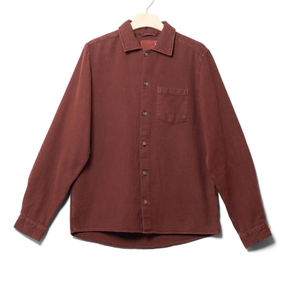 Revolution Shirt 3997 Casual red burgundy