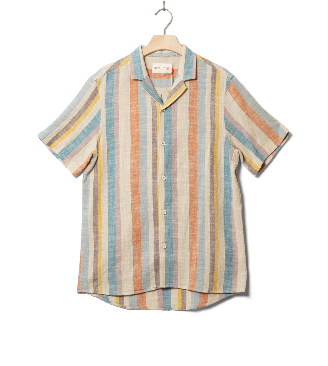 Revolution Shirt SS 3918 Cuban multi
