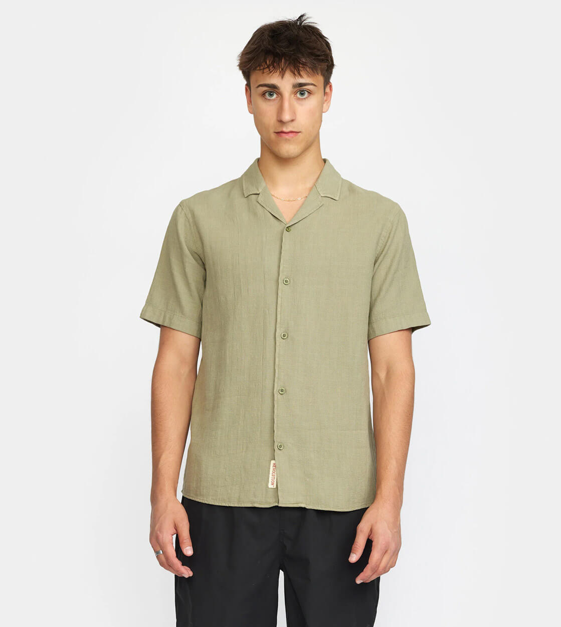 Revolution Shirt SS 3927 Cuban green light