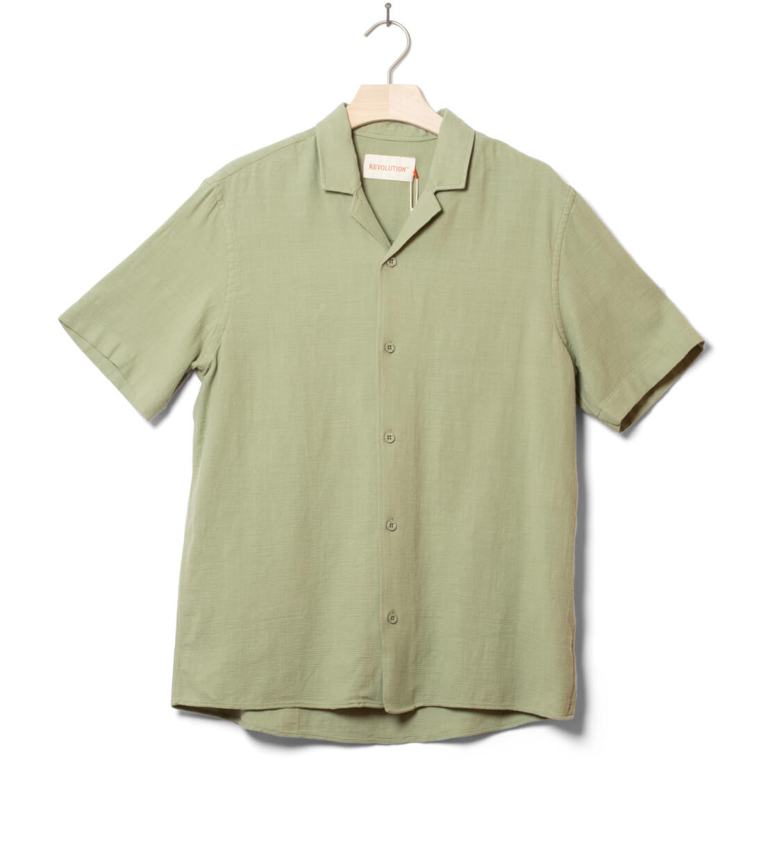 Revolution Shirt SS 3927 Cuban green light