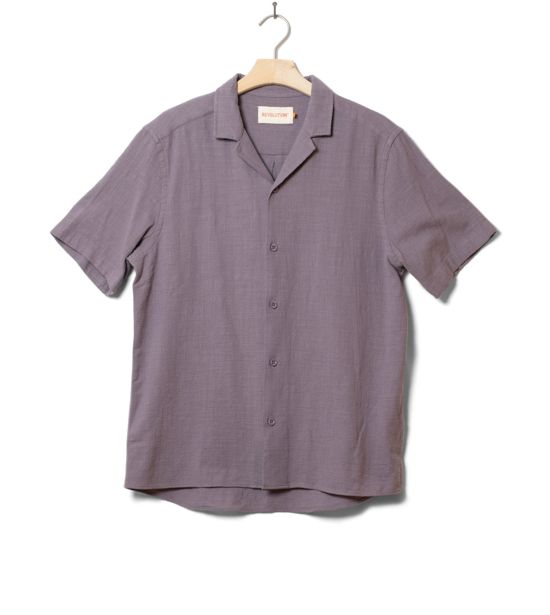 Revolution Shirt SS 3927 Cuban purple dark