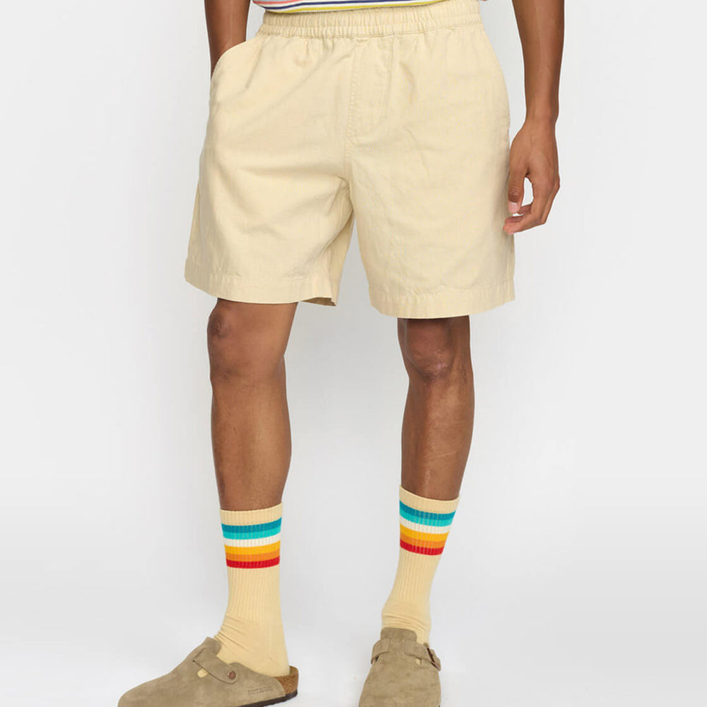 Revolution Shorts 4065 Linen beige offwhite