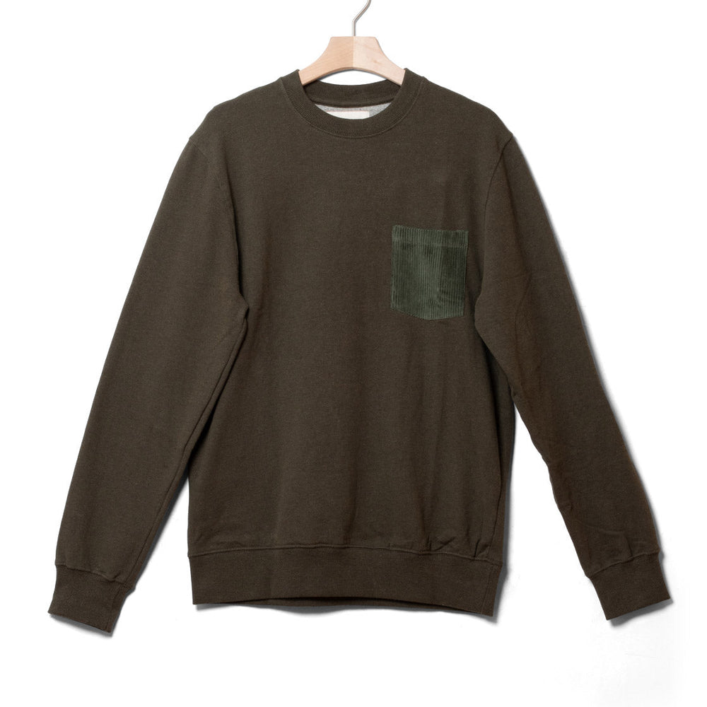 Revolution Sweater 2690 green army melange