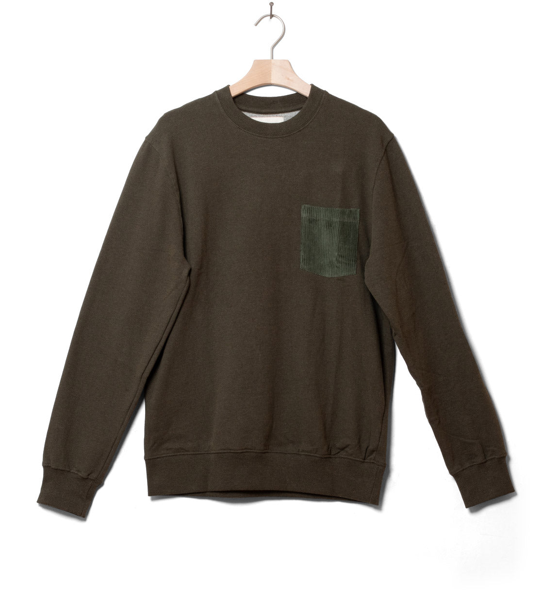 Revolution Sweater 2690 green army melange