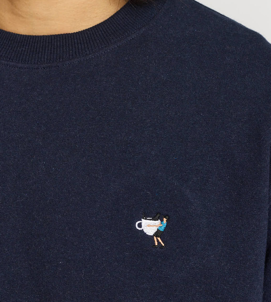 Revolution Sweater 2814 CAR blue navy melange