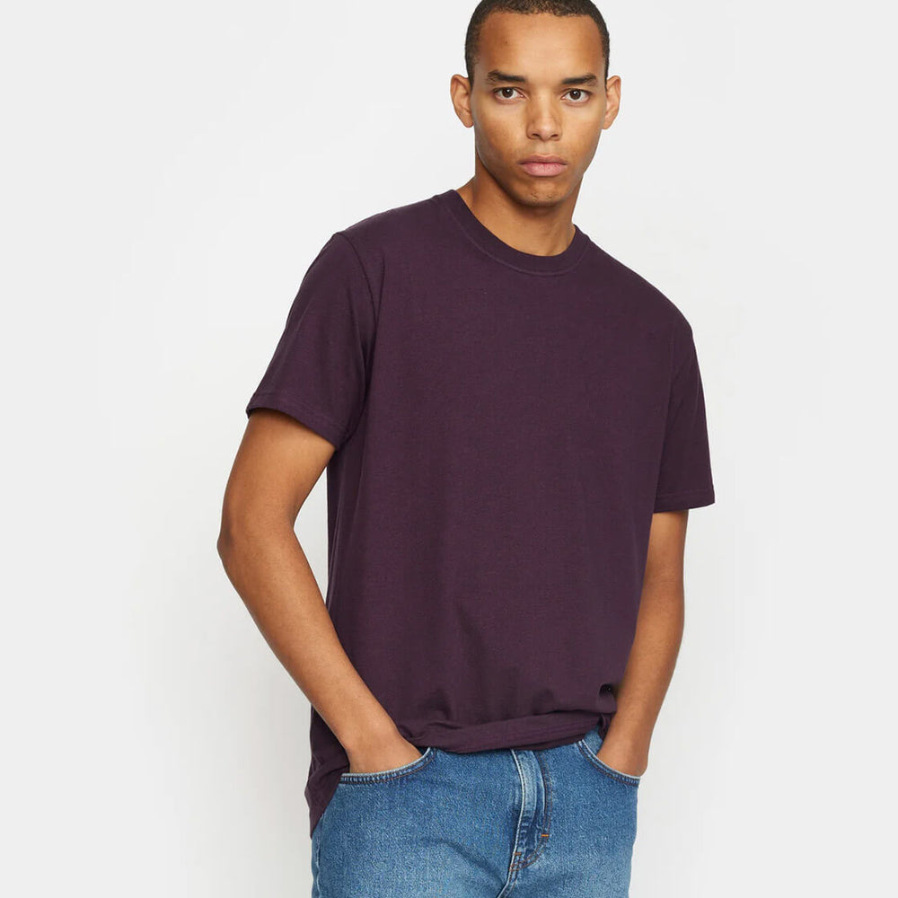 Revolution T-Shirt 1051 purple dark melange