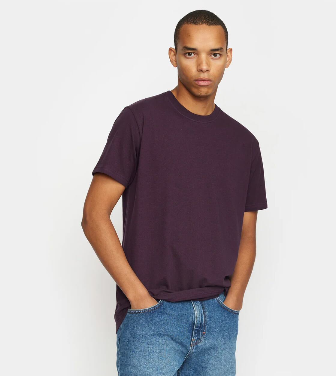 Revolution T-Shirt 1051 purple dark melange