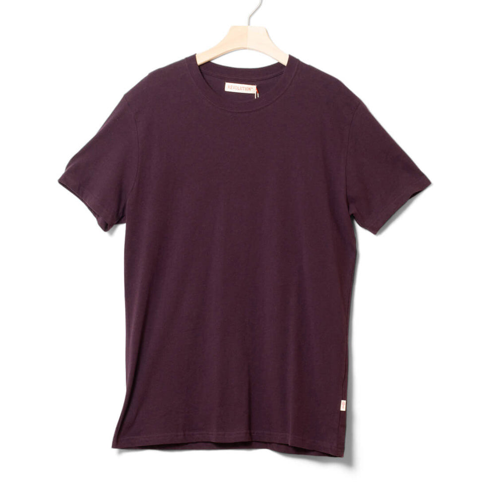 Revolution T-Shirt 1051 purple dark melange