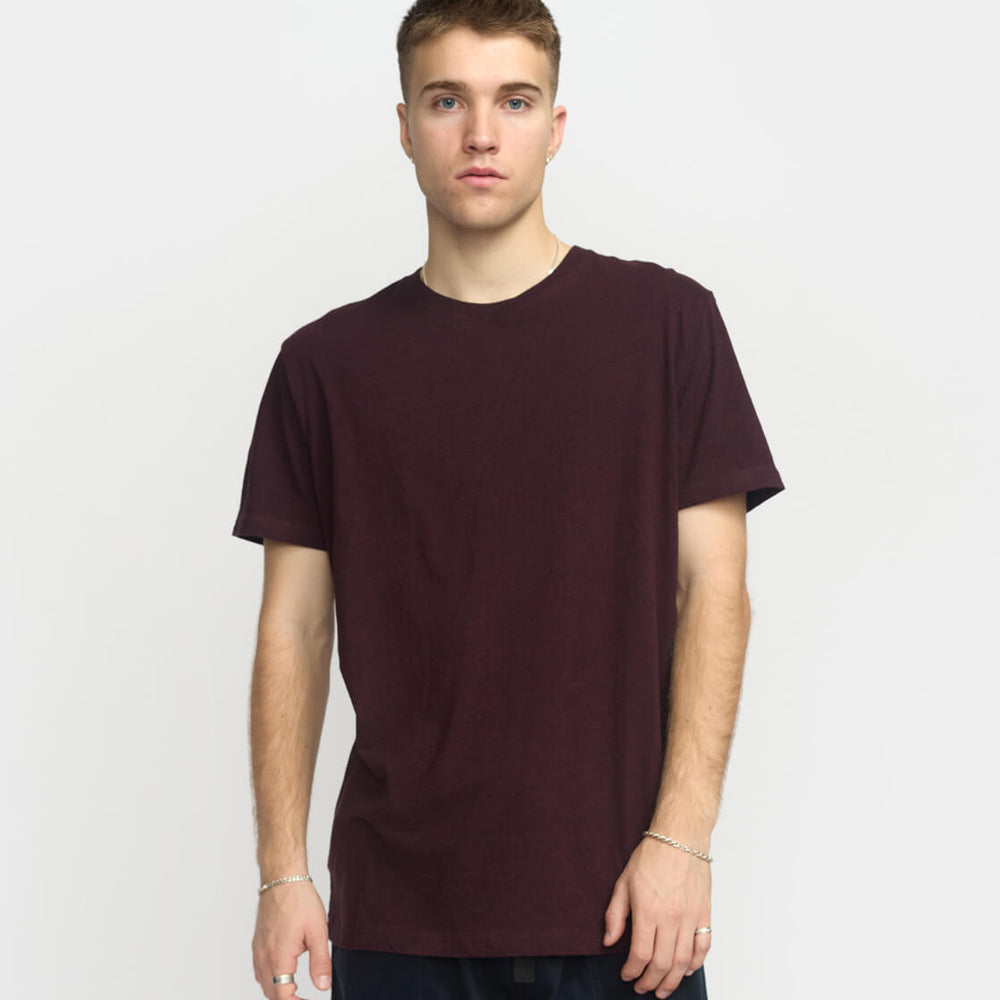 Revolution T-Shirt 1051 red burgundy