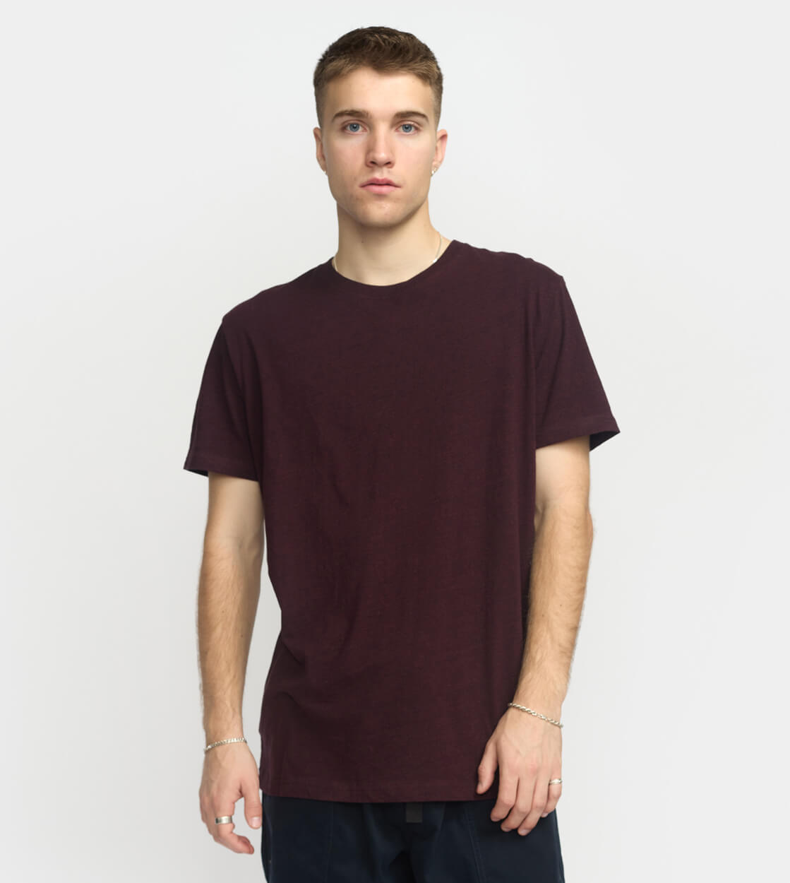 Revolution T-Shirt 1051 red burgundy