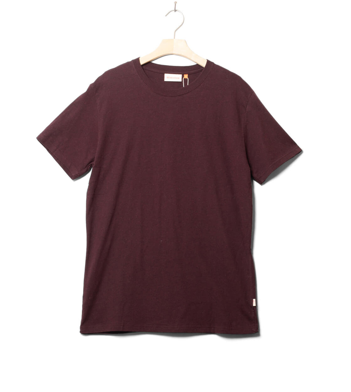Revolution T-Shirt 1051 red burgundy