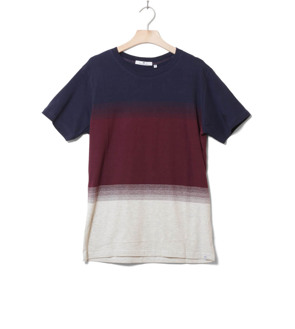 Revolution T-Shirt 1145 Striped blue navy