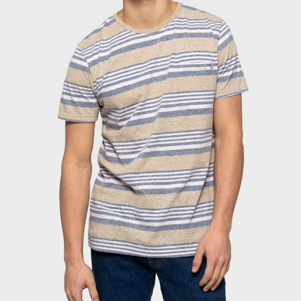 
                      
                        Revolution T-Shirt 1147 Striped beige khaki
                      
                    