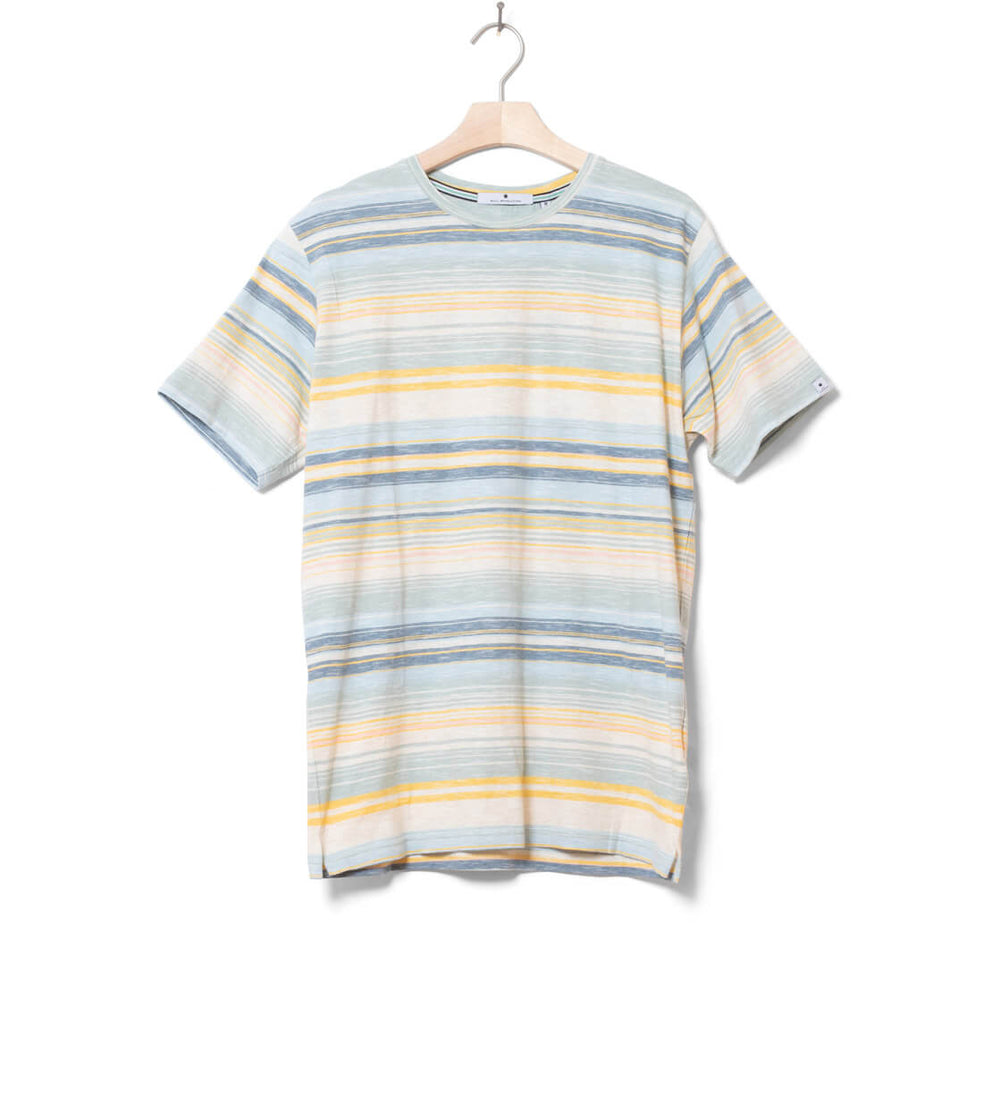Revolution T-Shirt 1171 Stripe beige offwhite