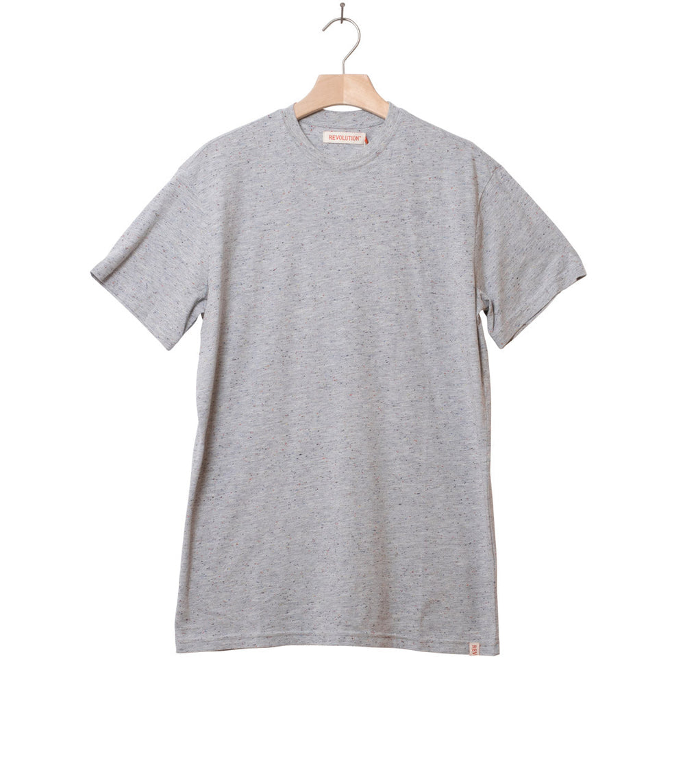 Revolution T-Shirt 1243 grey melange