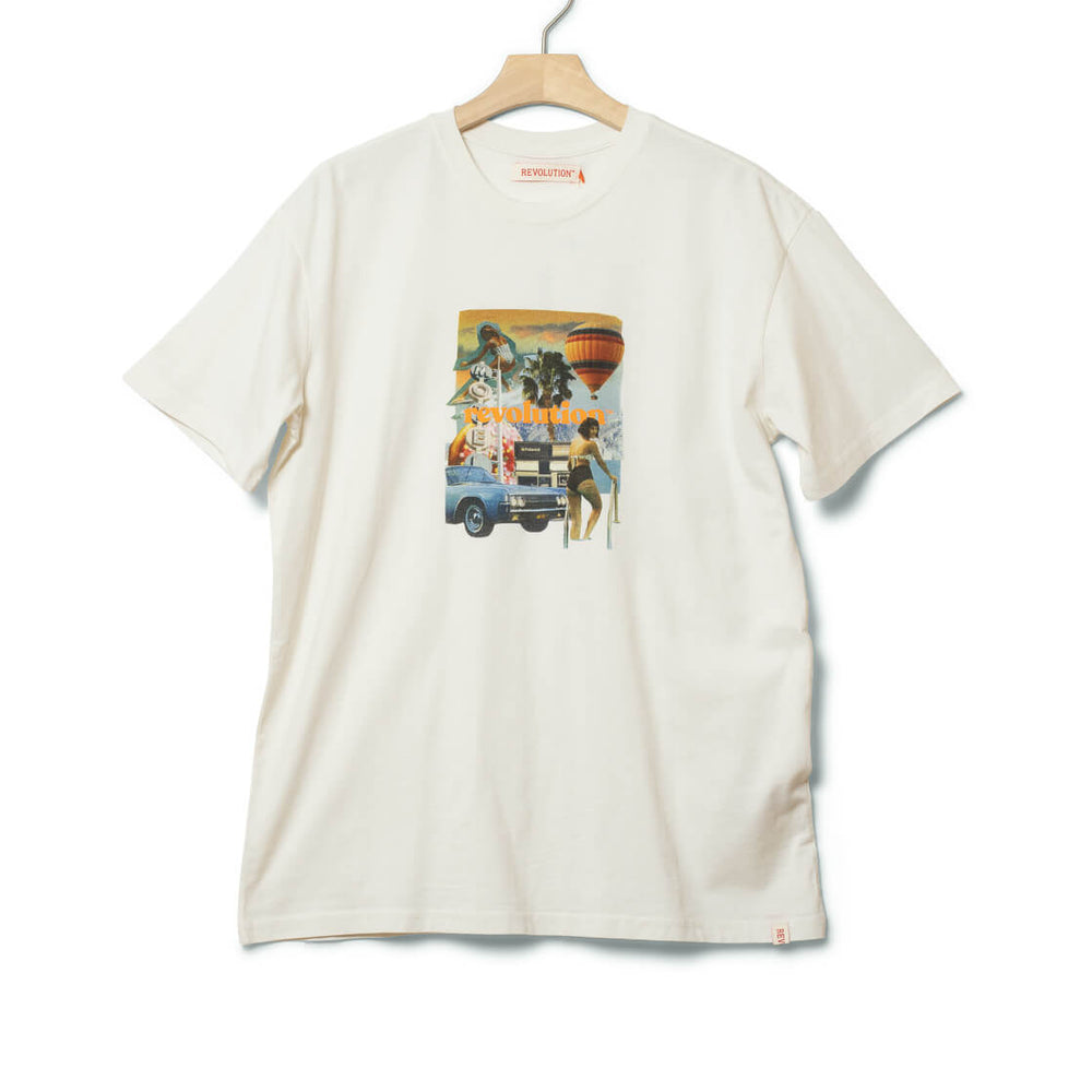 Revolution T-Shirt 1319 MIX white off