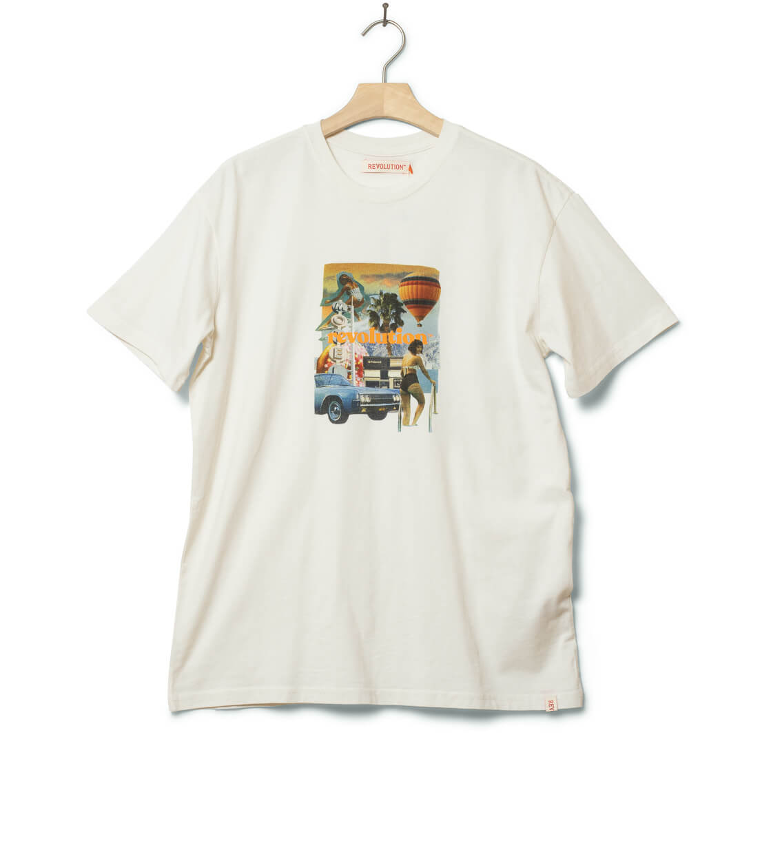 Revolution T-Shirt 1319 MIX white off