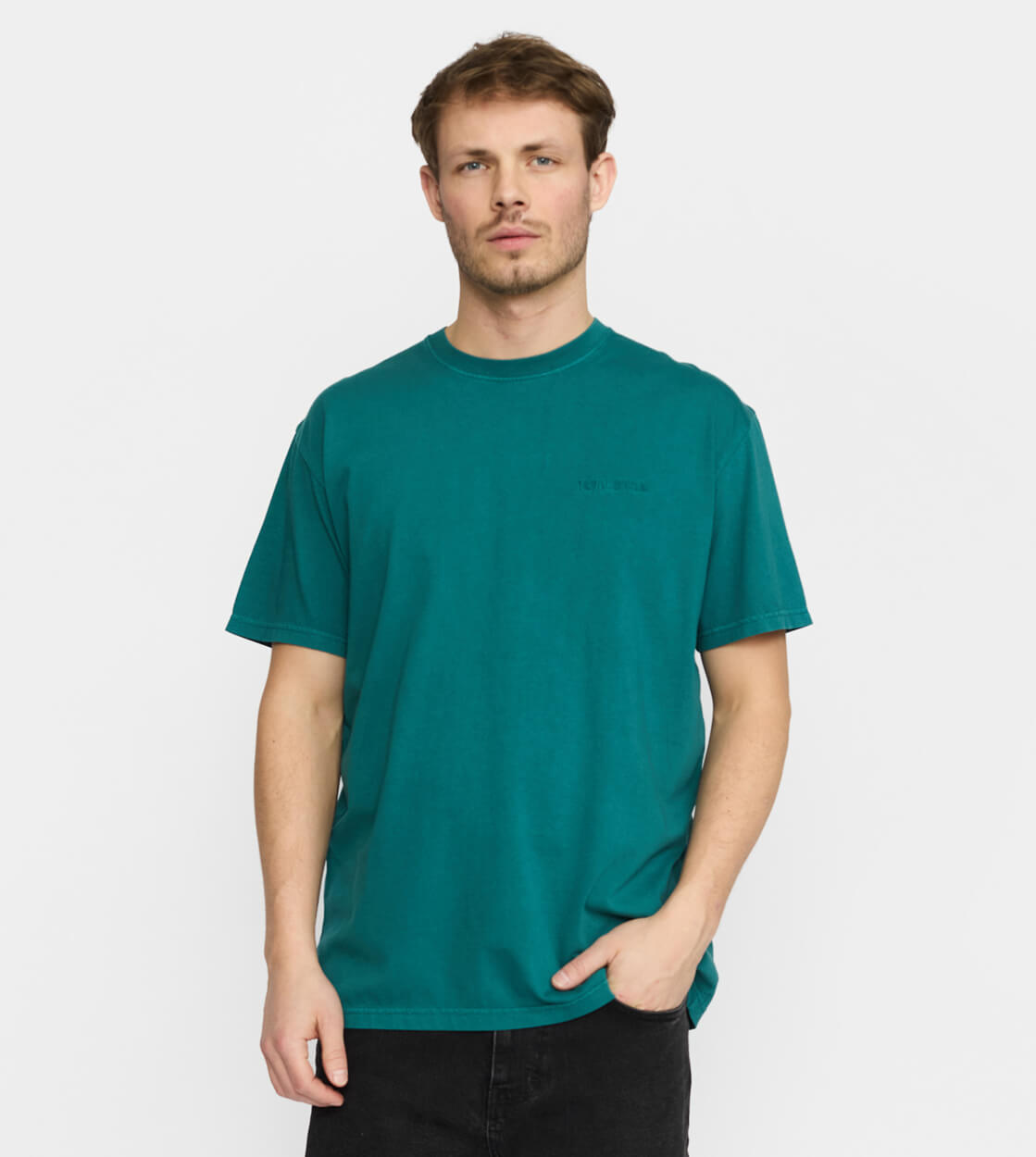 Revolution T-Shirt 1329 LOG blue petrol