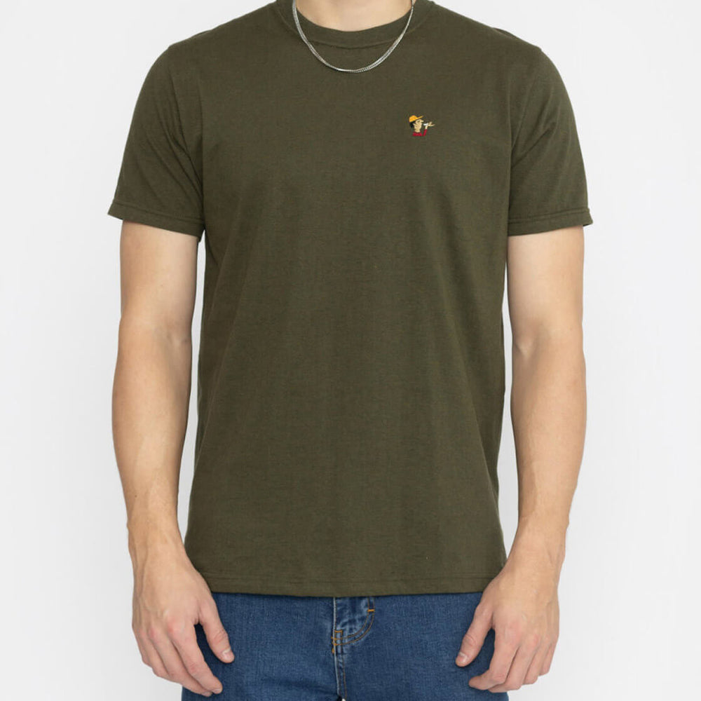 Revolution T-Shirt 1339 ZIP green army melange