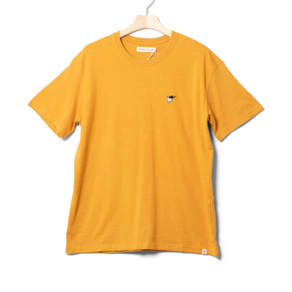 Revolution T-Shirt 1378 COF yellow melange